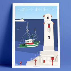 Affiche ''Saint-Jean-de-Luz"