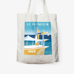 Tote Bag "Nice - Le Plongeoir, 2020"