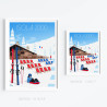 Affiche ''Isola 2000, le Chalet sur les pistes''