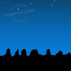 Poster ''Carnac, Bretagne''