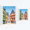Affiche ''Vannes, Bretagne''