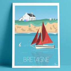 Affiche ''Bretagne, Le Sinagot'