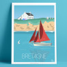 Poster ''Bretagne, Le Sinagot''
