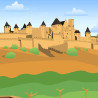 Affiche ''Carcassonne"