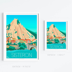 Affiche ''Sisteron"
