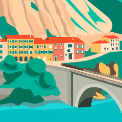 Affiche ''Sisteron"