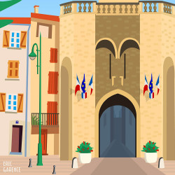 Affiche ''Manosque"
