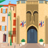 Affiche ''Manosque"
