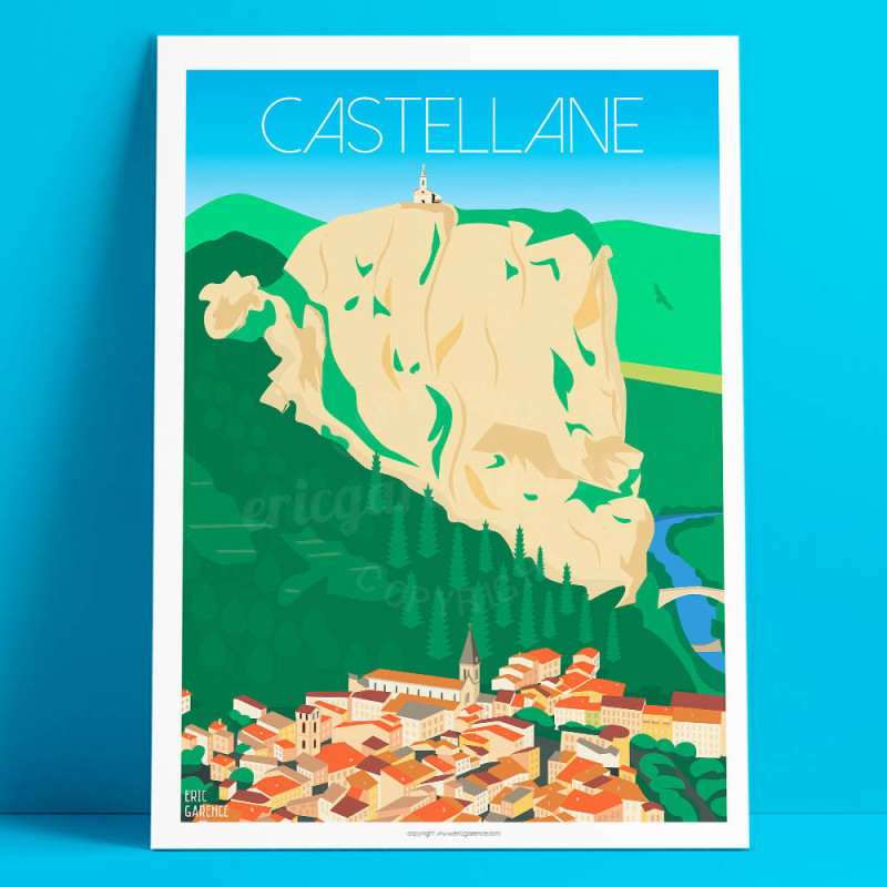 Affiche ''Castellane" Affiche ''Castellane"