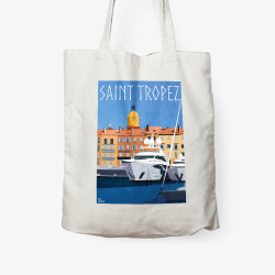 Tote Bag "Saint-Tropez - Le Port"