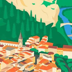 Affiche ''Castellane"