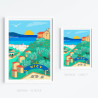Affiche ''Nice, Les collines Niçoises"