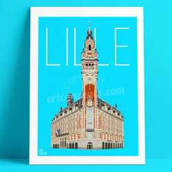 Affiche ''Lille, Capitale des Hauts de France"