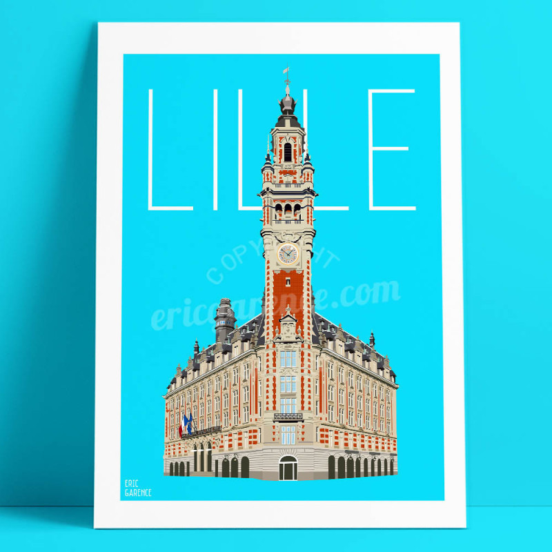 Affiche ''Lille, Capitale des Hauts de France" Affiche ''Lille, Capitale des Hauts de France"