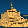 Affiche ''Mont-Saint-Michel"