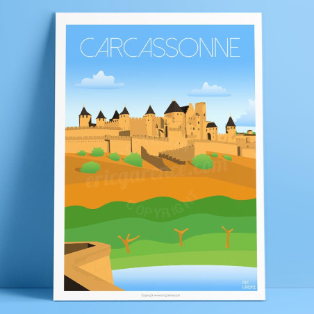 Affiche ''Carcassonne"