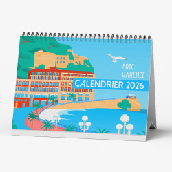 Calendrier 2025 illustré par Eric Garence