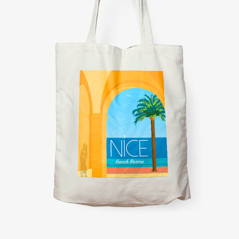 Tote Bag "Nice - Les Ponchettes" Tote Bag "Nice - Les Ponchettes"