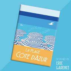 Magnet "La Plage Côte d'Azur"