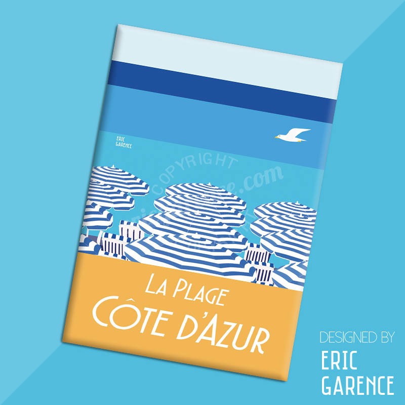Magnet "La Plage Côte d'Azur" Magnet "La Plage Côte d'Azur"