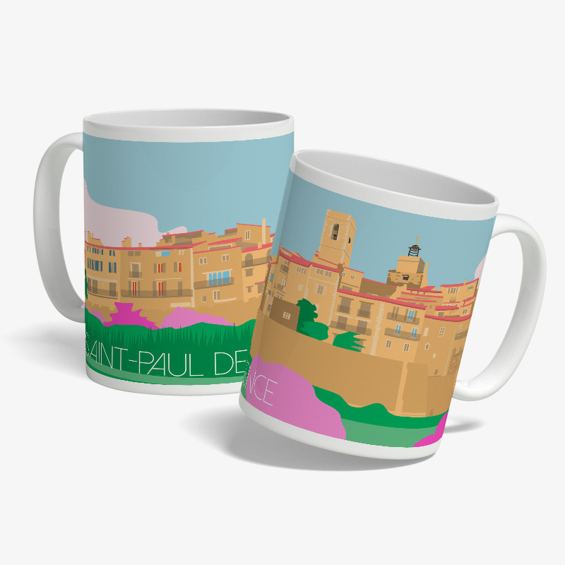 Mug "Le Printemps à Saint-Paul de Vence" par Eric Garence Mug "Le Printemps à Saint-Paul de Vence" par Eric Garence