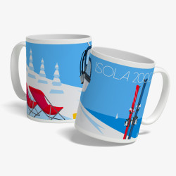 Mug "Isola 2000" par Eric Garence