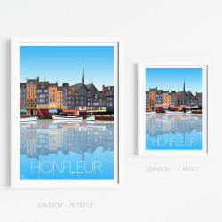 Poster "Honfleur at noon"