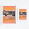 Poster "Honfleur at sunset"