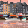 Poster "Honfleur at sunset"