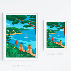 Poster ''Le Rayol-Canadel-sur-Mer''