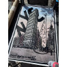 Flatiron Abduction NYC | Affiche signée Eric Garence