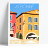 Affiche ''Valbonne, Place des Arcades''