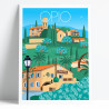 Affiche ''Opio et son Moulin''