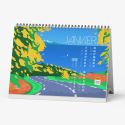 Calendrier 2027 illustré par Eric Garence