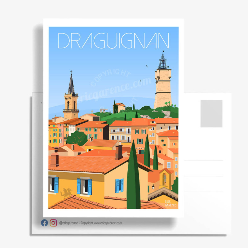 Postcard ''La Toscane en hiver'' by Eric Garence