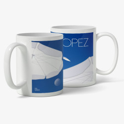 Mug "Saint-Tropez, La Plage"