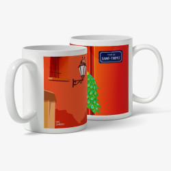 Mug "Saint-Tropez, ruelle Saint-Pierre"