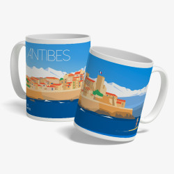 Mug "Antibes et la Paddle Girl"