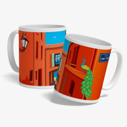 Mug "Saint-Tropez, ruelle Saint-Pierre"