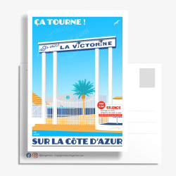 Carte Postale ''Victorine'' by Eric Garence