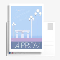 Carte Postale ''Nice, La Prom'' by Eric Garence