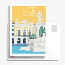 Postcard ''Nice, La place Garibaldi'' by Eric Garence