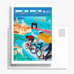Carte Postale ''Iron Man de Nice 2023'' by Eric Garence