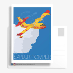 Carte Postale ''Canadair''