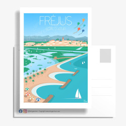 Carte Postale ''Fréjus, Saint-Aygulf''