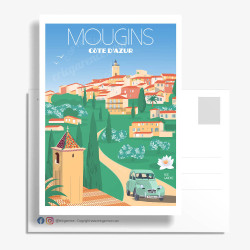 Carte Postale ''Mougins, Le midi''