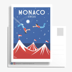 Postcard ''Monaco, Le Cirque''