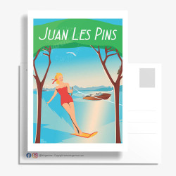 Carte Postale ''Juan-Les-Pins''
