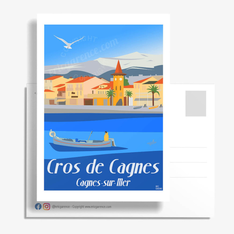 Carte Postale ''Cagnes-sur-Mer, Lou Cros'' Carte Postale ''Cagnes-sur-Mer, Lou Cros''