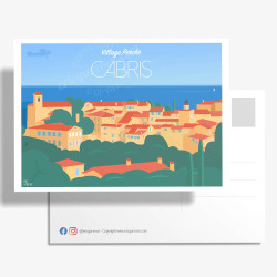 Carte Postale ''Cabris''